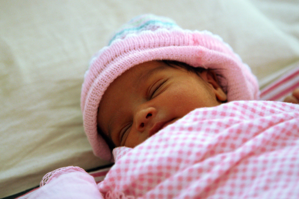 Newborn in hospital - Sri Lanka